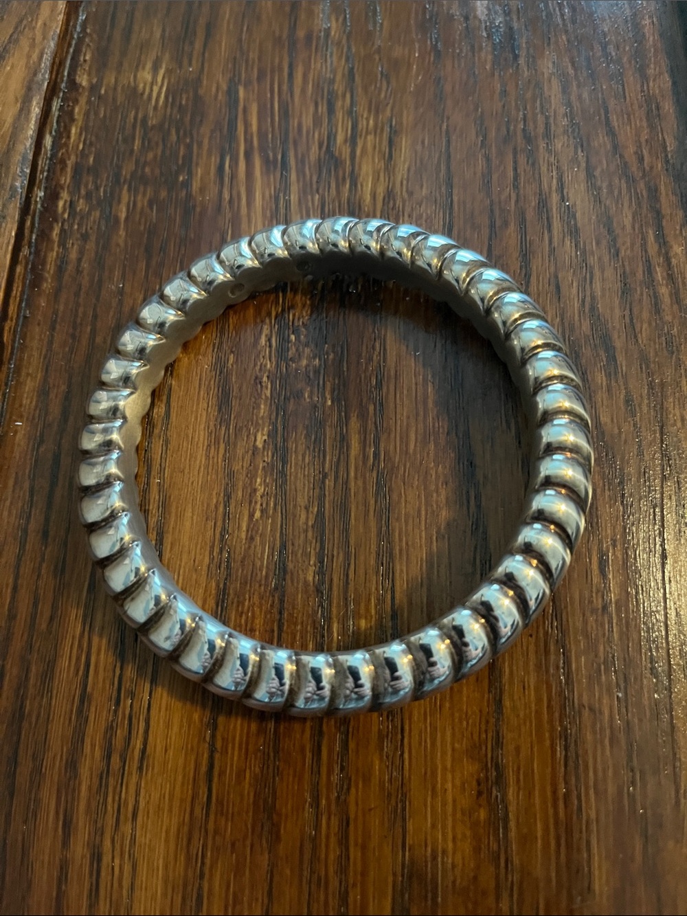Sterling Silver Electroform Bangle